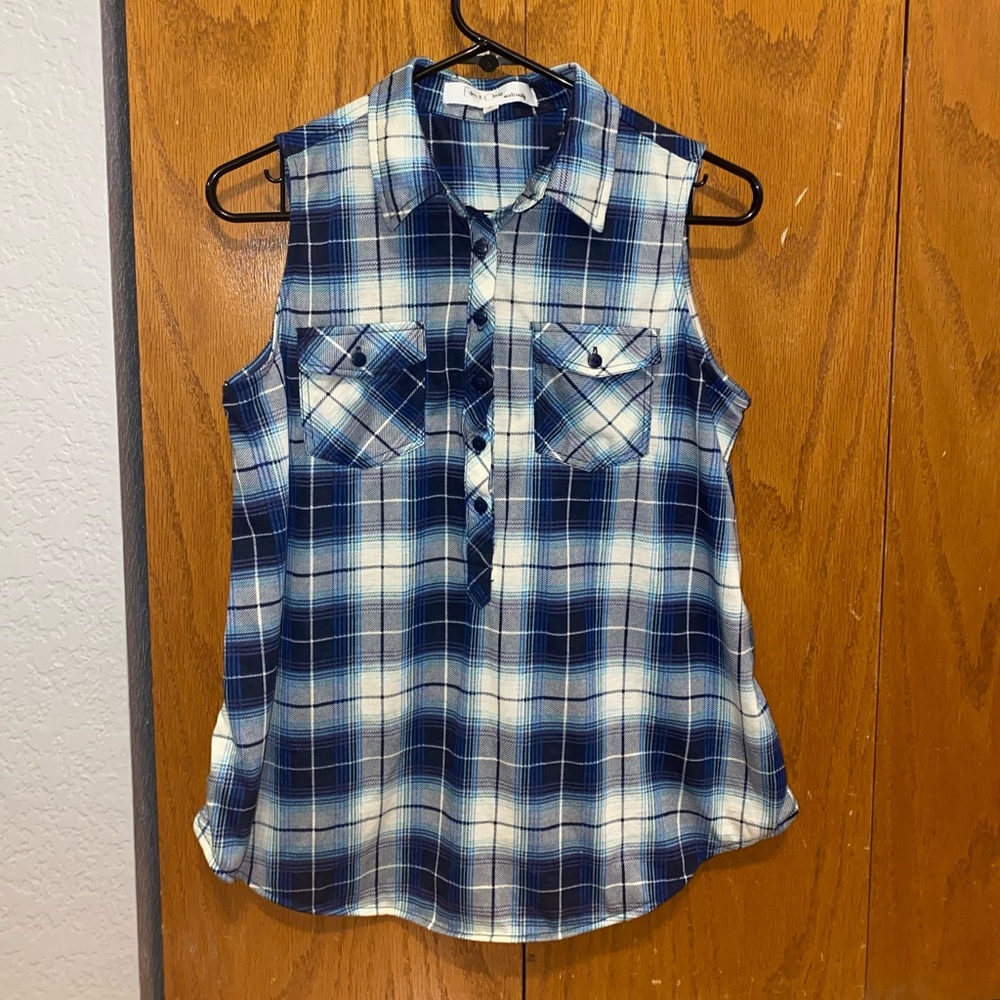 Button Down Tank Top